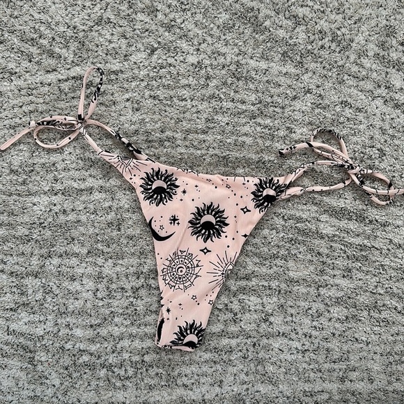 NWT Pink & Black Celestial High Cut Bikini - Picture 8 of 16
